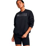 Under Armour Rival Fleece Sweatshirt - Grijs - Katoenmix - Oversized