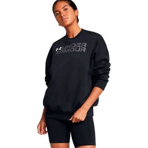 Under Armour Rival Fleece Sweatshirt - Grijs - Katoenmix - Oversized