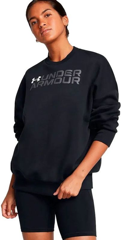 Under Armour Rival Fleece Sweatshirt - Grijs - Katoenmix - Oversized
