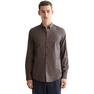 Scotch & Soda - Micro Aop Slim Fit - Overhemd - Lange Mouwen