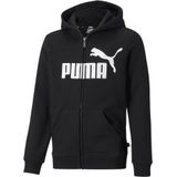 Puma - Essentials Big Logo - Sweatshirt - Zwart - Met Rits