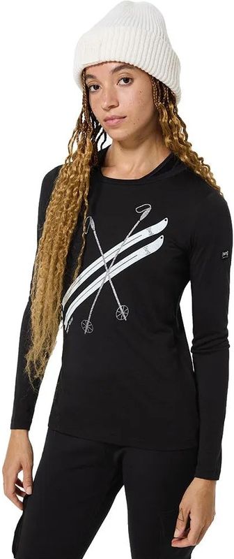 Super.natural - W KRYSSEDE SKI LS - T-shirt - Lange Mouwen