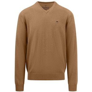 Fynch Hatton 1413211 V Neck Sweater Paars 2XL Man
