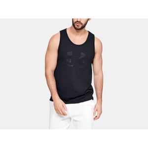 Under Armour - Sportstyle - Tanktop - Zwart - Katoenmix - Losse Pasvorm