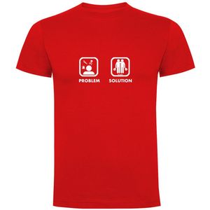 Kruskis Problem Solution Padel Short Sleeve T-shirt Rood 2XL Man