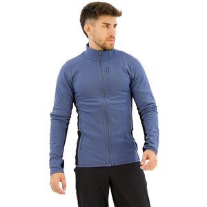 Icebreaker Descender Sweatshirt Met Rits Blauw Man