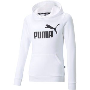 Puma Essential Logo Hoodie Wit 3-4 Years Meisje
