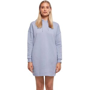 Urban Classics Organic Oversized Terry Long Sleeve Short Dress Blauw XS Vrouw