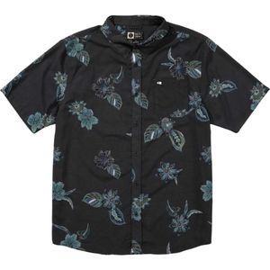 Salty Crew Breezer Perf Button Up Overhemd Met Korte Mouwen