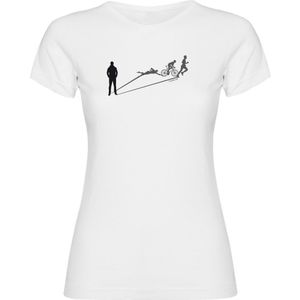 Kruskis Triathlon Shadow Short Sleeve T-shirt Wit XL Vrouw