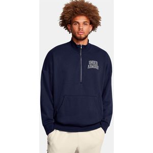 Under Armour Icon Heavyweight Terry Oversized Sweatshirt Met Halve Rits