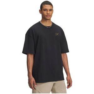 Under Armour Hwt Woven Label T-shirt Met Korte Mouwen