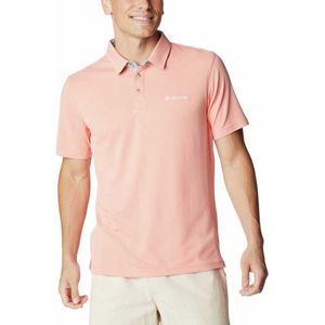 Columbia Nelson Point Short Sleeve Polo Roze S Man