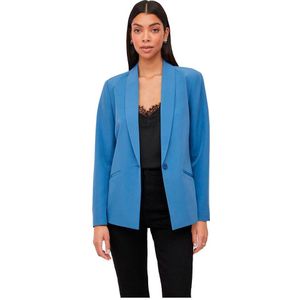 VILA VIKAMMA BLAZER - NOOS Dames Blazer Federal Blue - Maat 36