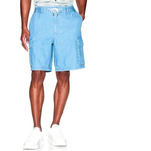 A|X Armani Exchange - XM000947AF13142MB003 - Casual Bermuda - Blauw - Katoen