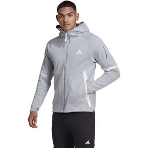 Adidas Designed For Gameday Full Zip Sweatshirt Grijs XS / Regular Man