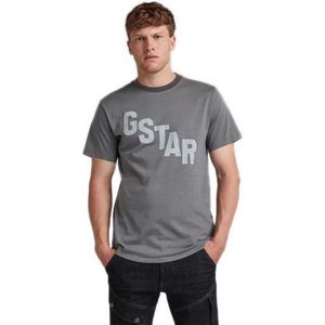G-star Lash Sports Graphic Short Sleeve T-shirt Grijs M Man