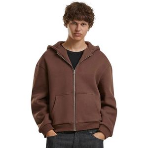 Build Your Brand Fluffy Sweatshirt Met Rits