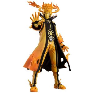 Bandai Naruto S.h. Figuarts Actiefiguur Naruto Uzumaki (kurama Link Mode) Moedige Kracht Die Bindt 15 Cm