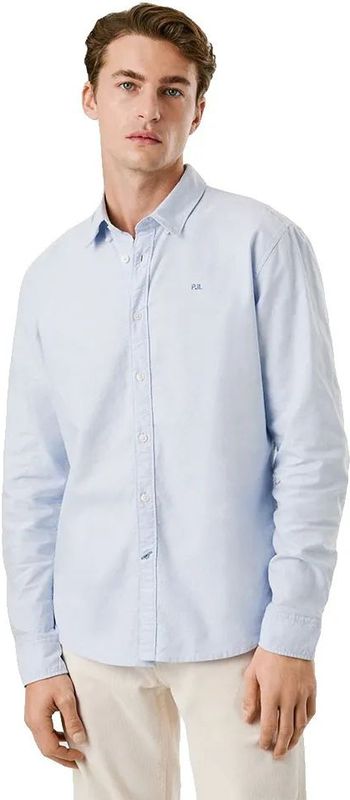 Pepe Jeans - PM3090816 - Overhemd - Blauw - Casual - Katoen - Lange Mouwen