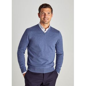 FaÇonnable Cosilk V Neck Sweater Blauw 3XL Man
