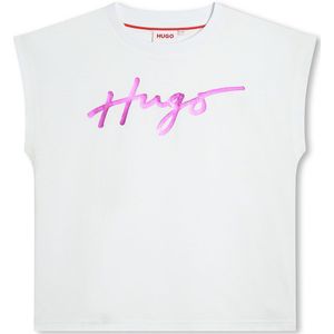 Hugo G00061 Short Sleeve T-shirt Wit 10 Years