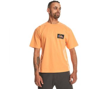 Quiksilver Back Flash Short Sleeve T-shirt Oranje S Man