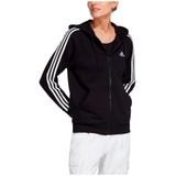 Adidas 3s Ft R Full Zip Sweatshirt Zwart S / Regular Vrouw
