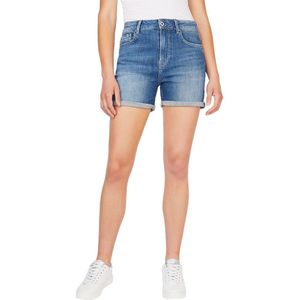 Pepe Jeans Pl800998gu6-000 Mary Shorts Blauw 24 Vrouw