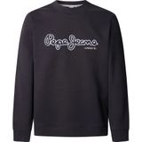 Pepe Jeans - Sweatshirt - Grijs - 360 Geborstelde Sweatstof