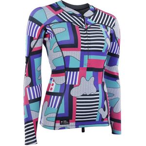 Ion Neo Zip Top 1.5 Mm Rashguard Met Lange Mouwen En Halve Rits Voor Dames