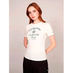 Tommy Hilfiger - DW0DW20323 - T-shirt - Dames - Korte Mouwen