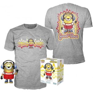 Funko Pop! Minions En Tee Roller Skating Stuart Metalen Exclusieve Figuur