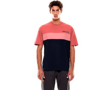 Ea7 Emporio Armani Train Athletic Colour Block T-shirt Met Korte Mouwen