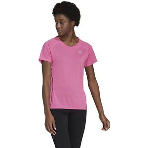 Adidas Runner Short Sleeve T-shirt Roze S Vrouw
