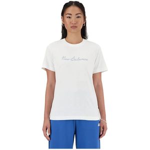 New Balance Sport Script T-shirt Met Korte Mouwen
