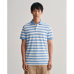 Gant Multi Stripe Short Sleeve Polo Blauw 2XL Man