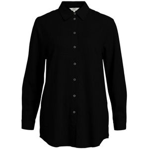 Object Sanne Long Sleeve Shirt Zwart 38 Vrouw