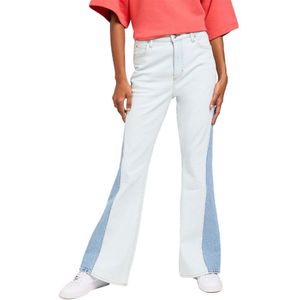 Lee Janet Flare Straight Fit Jeans Wit 28 / 31 Vrouw