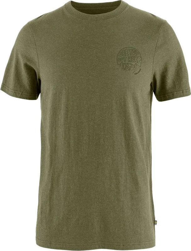 Fjällräven - Hemp Blend Out Here T-shirt - Groen - Katoen/Hennep