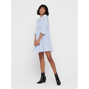 Only Ditte Life Woven Short Dress Blauw 34 Vrouw