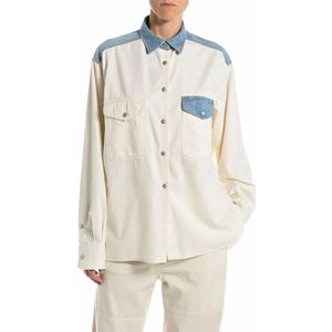 Replay W2z1.000.10363 Overhemd Met Lange Mouwen