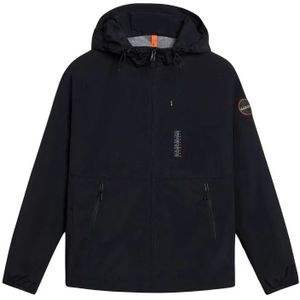 Napapijri - Jassen - Heren - Zwart - Capuchonjas