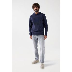 Salsa Jeans French Terry Hoodie Blauw S Man