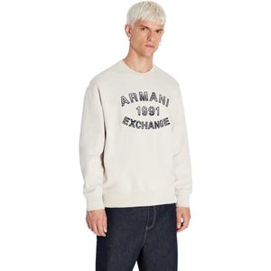 Armani Exchange 6rzmga-zj4xz Sweatshirt Beige M Man