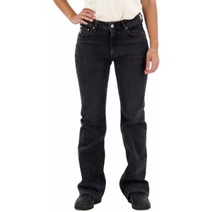 Superdry Vintage Mid Rise Slim Flare Jeans Zwart 28 / 32 Vrouw