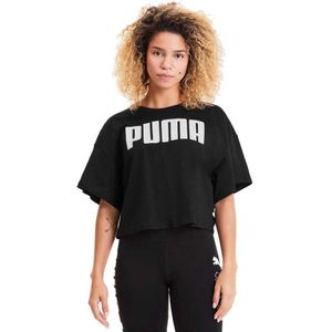 Puma Rebel Fashion Short Sleeve T-shirt Zwart XS Vrouw