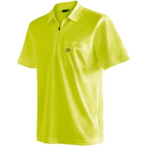 Maier Sports Arwin 2.0 Short Sleeve Polo Geel L Man