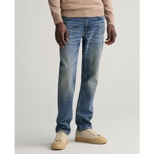 Gant 1000271 Slim Fit Jeans Blauw 34 / 32 Man