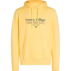 Tommy Hilfiger - Center Stack Hoodie - Trui - Zwart - 100% Katoen
